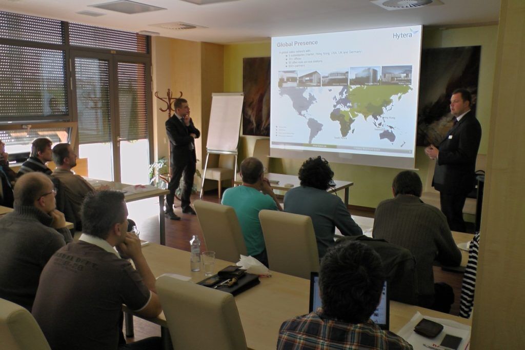 Seminář digitální radiostanice Hytera 2014