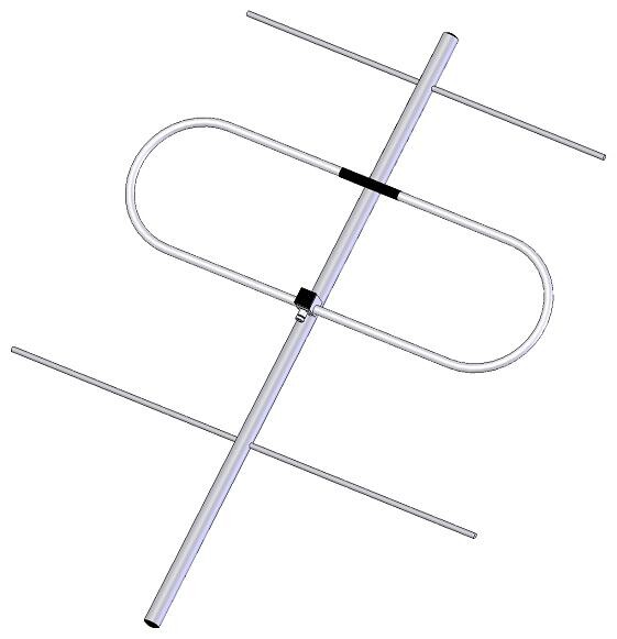 Směrová základnová anténa pro pásmo 80 MHZ ZZ83