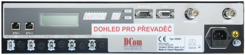 DS261 napájecí zdroj a dohledové zařízení pro převaděče radiové sítě