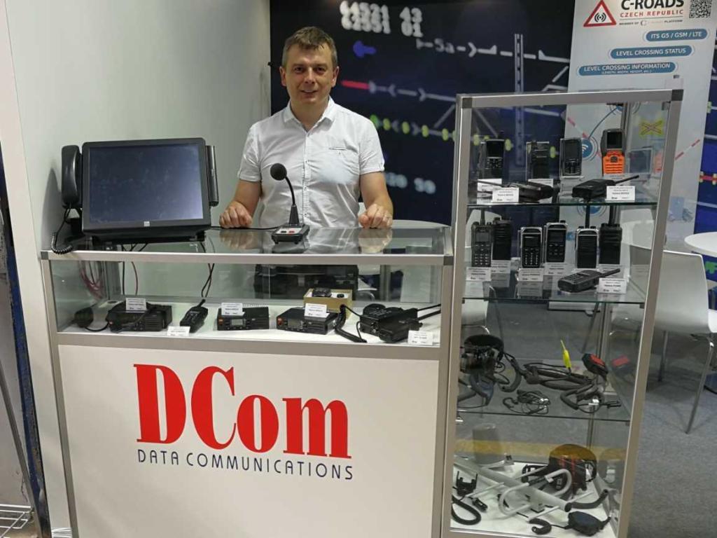 Expozice DComu na mezinárodním veletrhu drážní techniky Czech Raildays