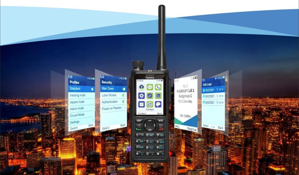 Digitální přenosné radiostanice Hytera modelové řady HP7 vynikají jednoduchým intuitivním ovládáním