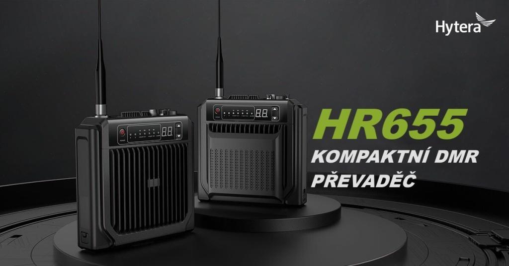 Hytera HR655 je kompaktní digitální DMR převaděč, který snadno rozšíří komunikační dosah radiové sítě