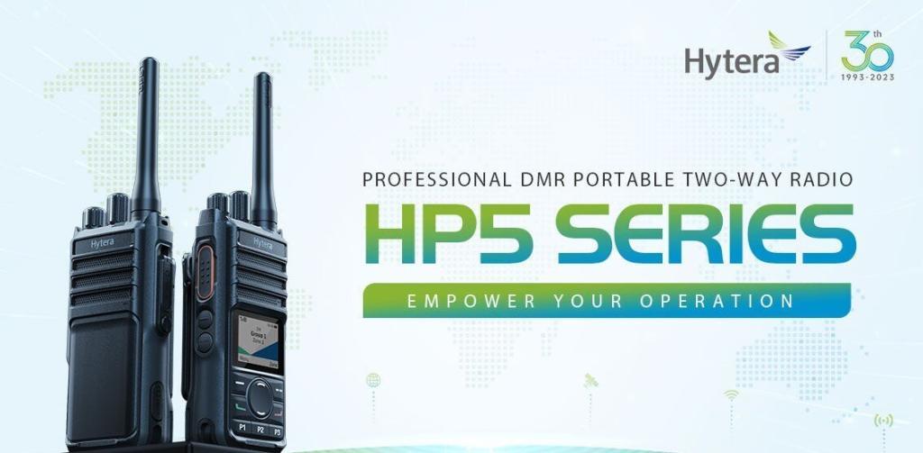 Nové digitální vysílačky Hytera HP505 a HP565 nabízí velký dosah komunikace, dlouhou výdrž v provozu pokročilé funkce včetně GPS nebo Bluetooth