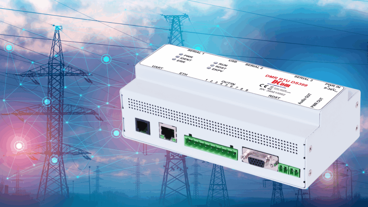 DCom vyrábí telemetrickou jednotku pro rádiové sítě DMR a TETRA