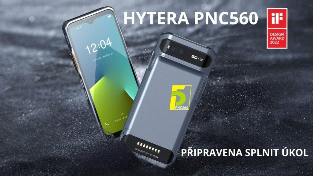 Hytera PNC560 je odolný 5G smartphone určený pro kritickou komunikaci dle standardu 3GPP a PoC vysílačka v jednom přístroji