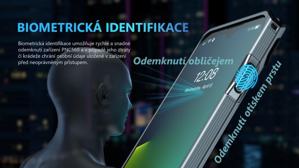 Chytrý 5G vysílačka chrání uložená data a zajistí rychlé odemčení pomocí otisku prstu nebo rozpoznání obličeje.