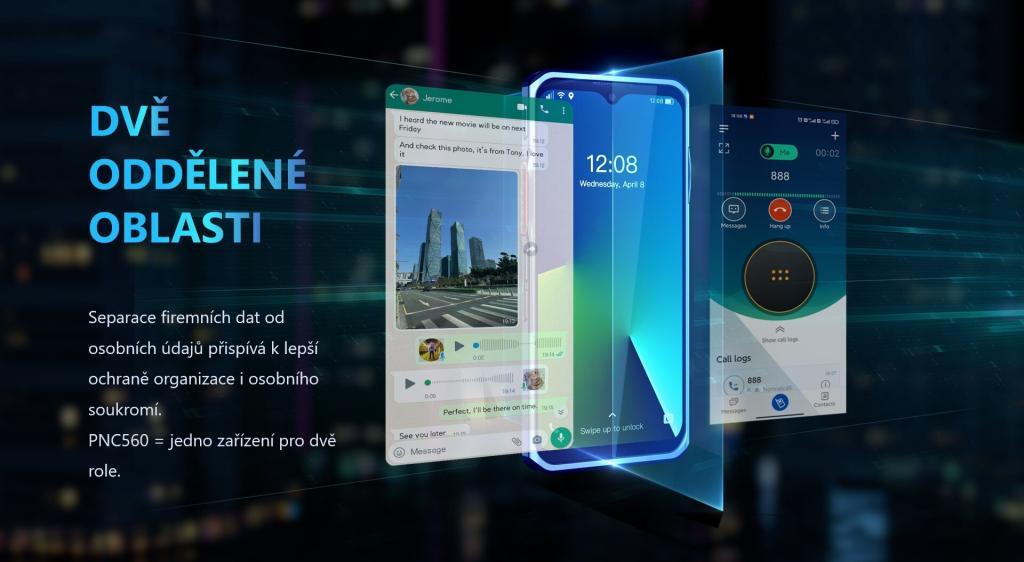5G vysílačka Hytera PNC560 může ukládat osobní a firemní data odděleně a zvýšit tak jejich ochranu