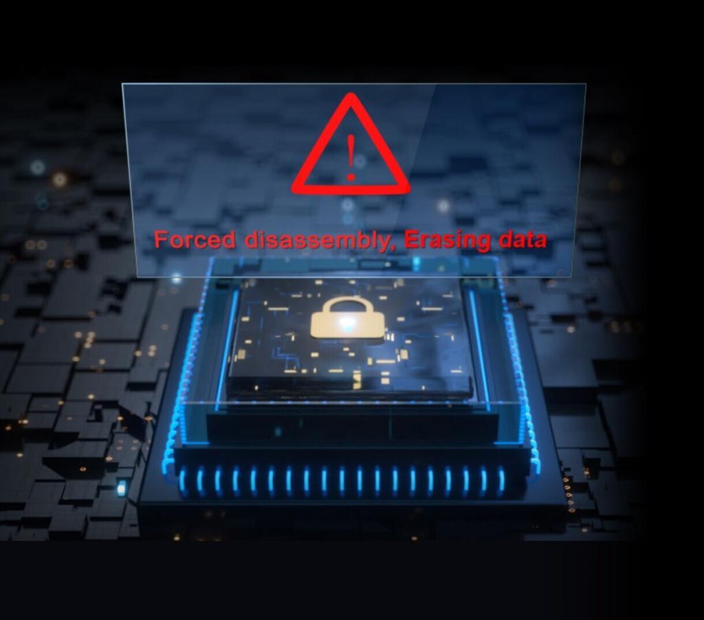 Hytera PNC560 může využívat ochranu hardware přístroje proti neoprávněné manipulaci