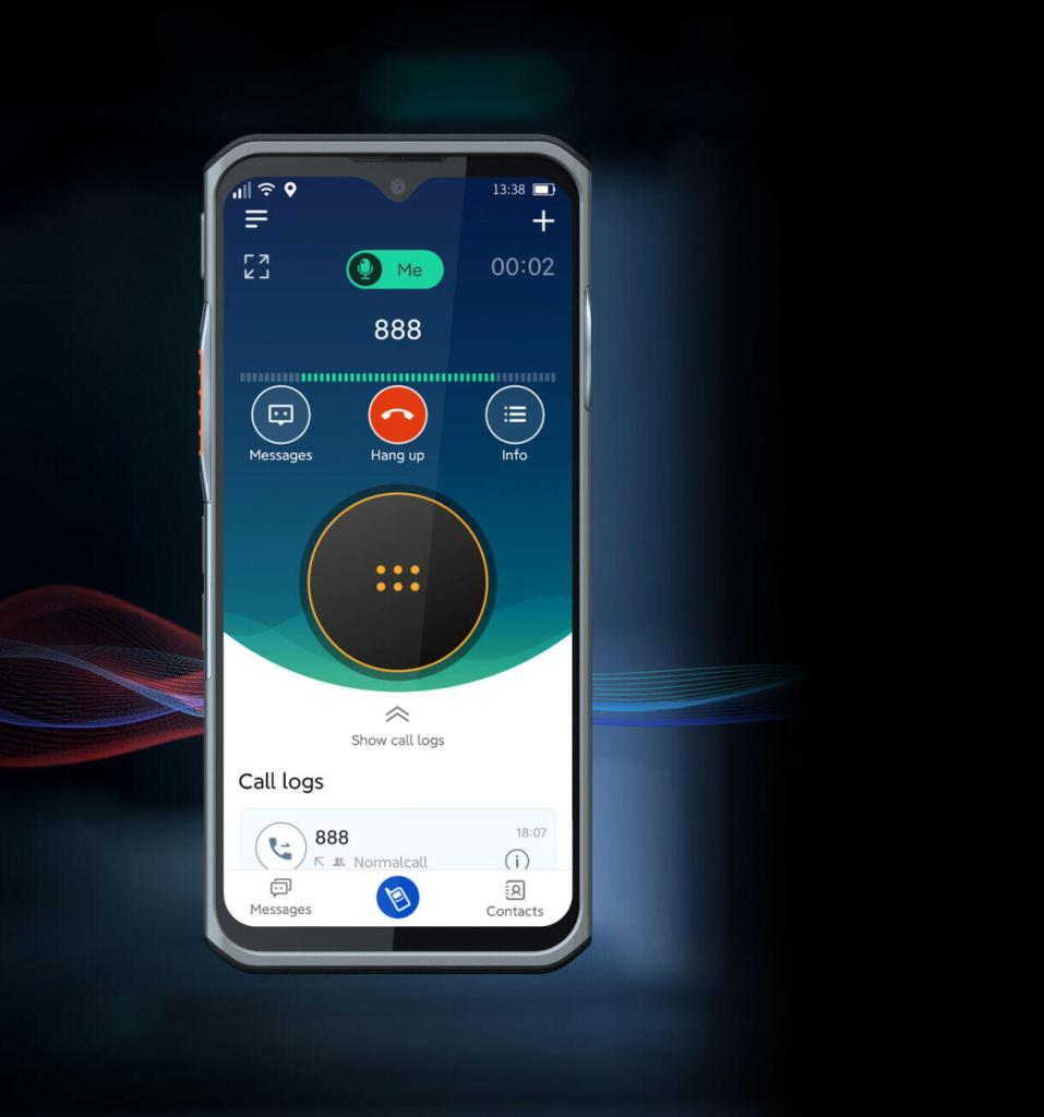5G Hytera PNC560 vysílačka nabízí skvělý zvuk. Pro potlačení okolního hluku využívá prvky umělé inteligence.