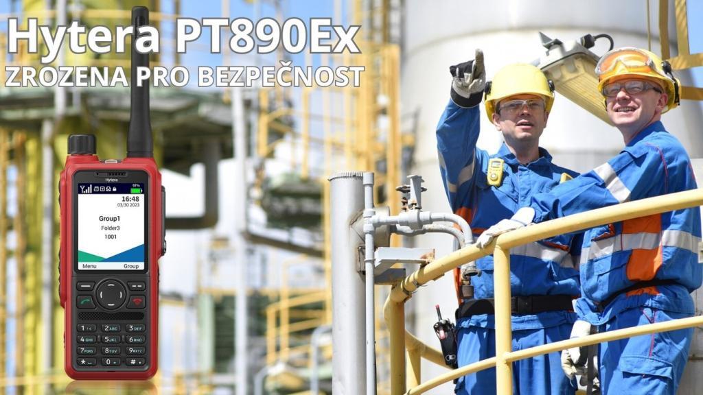 Hytera PT890Ex je TETRA radiostanice s certifikací ATEX do prostředí s nebezpečím výbuchu