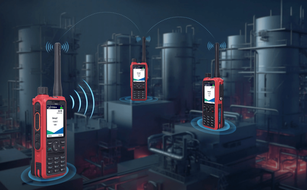 TETRA radiostanice PT890 má oproti starším modelů zvýšeny vysílací výkon a tím zajišťuje rozšířený komunikační dosah