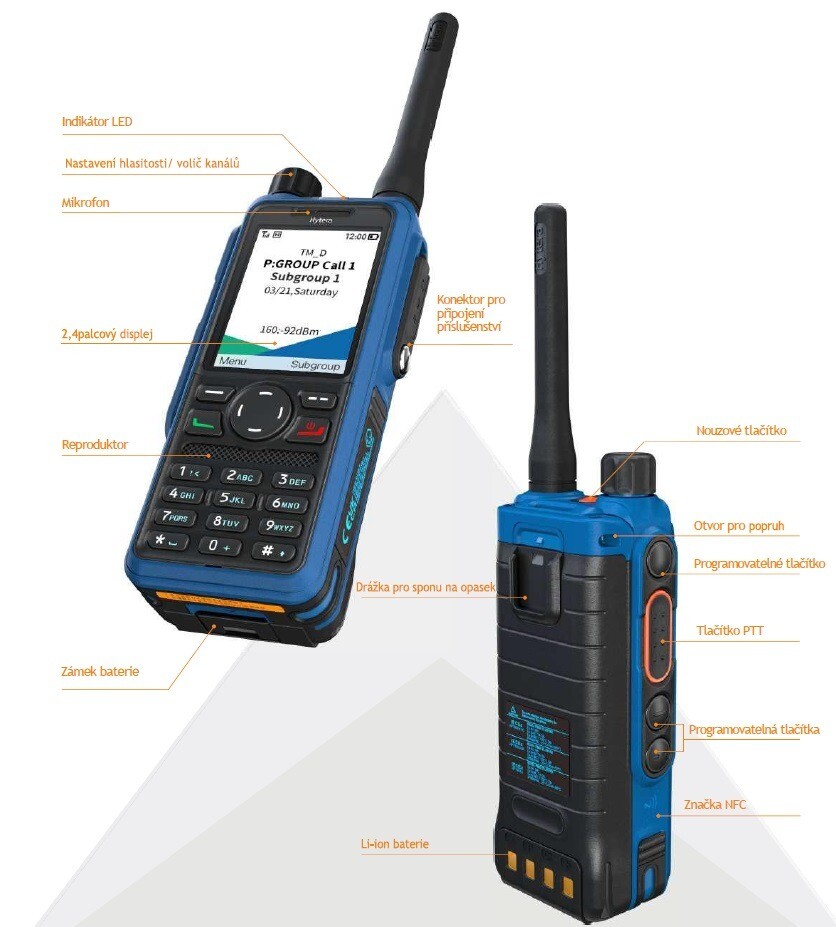 ATEX vysílačky Hytera HP795Ex a HP715Ex nabízejí ergonomické ovládání. Všechny ovládací prvky jsou dostatečně velké a snadno přístupné. Uživatelské rozhraní je intuitivní.